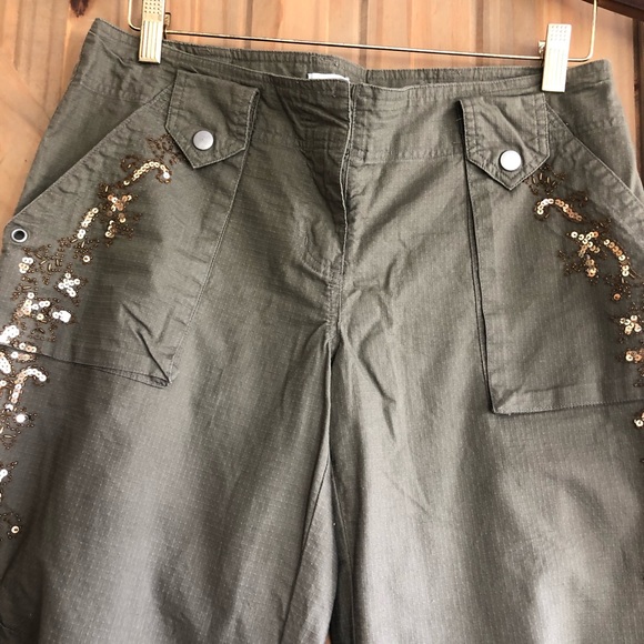 Cache .. beaded cargo pants - Picture 5 of 16